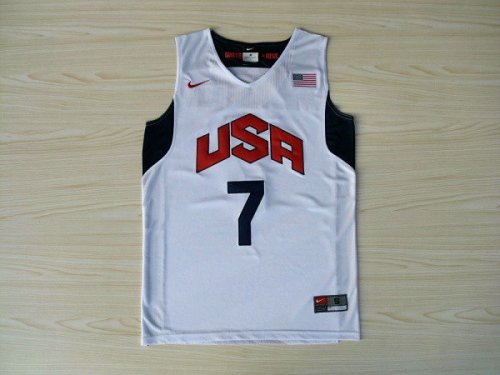 Russell Westbrook Nike Team USA 7 Olympic Basketball Men Jersey White